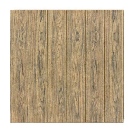 Set 10 Placi Tapet 3D,  70 x 70 cm, Grosime 3 mm, din Rasina, Tip Placi de Lemn, Suprafata Acoperita 4.9 mp, Maro Deschis