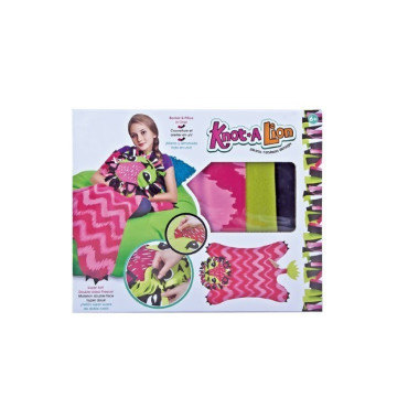 Set de creatie DIY, Cyrax, patura de tricotat multicolor