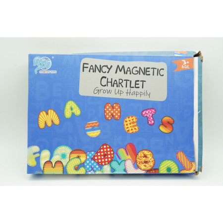 Cyrax Joc educativ magnetic tip carte, Fancy Magnetic Chartlet, 26 de piese, +3 ani, multicolor