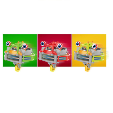 Jucarie circuit pentru copii, Cyrax, Broscuta pe monociclu, Verde