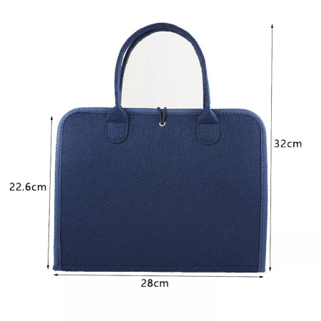 Carte Senzoriala Educativa Montessori, Cyrax, Dezvoltare Abilitati Motorii, 2 Pagini, 28x22x3 cm, Albastru