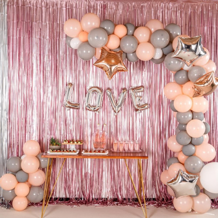 Balon Folie Metalizata Litera L, Cyrax, 80 cm, Umflati cu Heliu sau Aer, Ambalaj Individual, Pai inclus, Argintiu