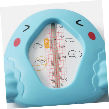 Termometru pentru Baie, Cyrax, Plutitor, Rezistent la apa, Multifunctional, Model Gaina, 10.5x10.5x2.5 cm, Albastru