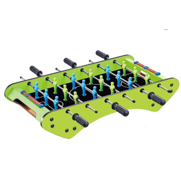 Masa de Fotbal cu Teren, Cyrax, fara Picioare, 6 Manere, Tablou de Scor, 71.3 x 10 x 36 cm, din Lemn/Otel/Metal, Verde