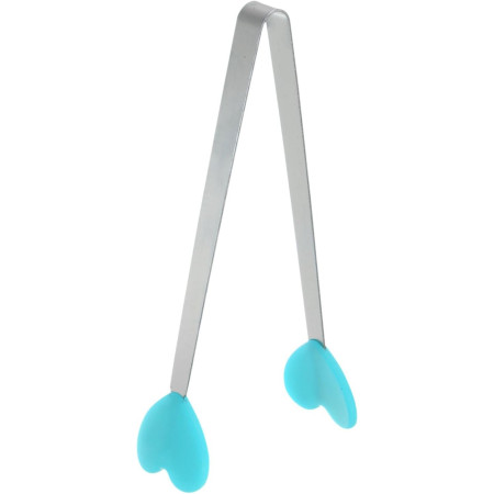 Cleste Creativ pentru Mancare, Cyrax, Model Inimioare din Silicon, 14.5x3 cm, Rezistent la Temperaturi Inalte si Coroziune, Albastru