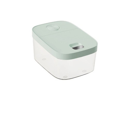 Cutie de Depozitare Cyrax, de Uz Casnic, Rezistentă la Insecte și la Umiditate, Rezervor Sigilat pentru Depozitare Alimentară, Capacitate 10 kg, 37x26x19.5 cm, Verde