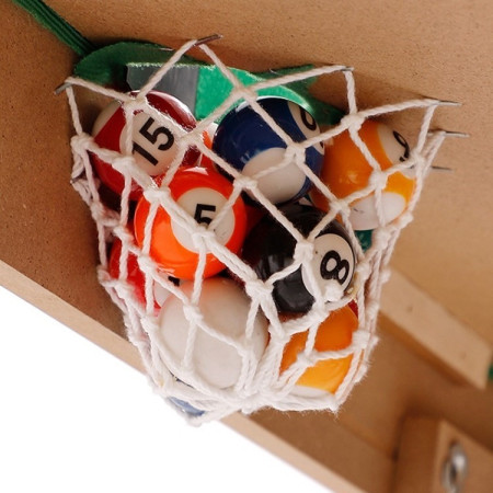 Mini Masa de Biliard pentru Copii, Cyrax, Durabil, Usor de Transportat, 2 Tacuri, 16 Bile, 120x61x77.5 cm