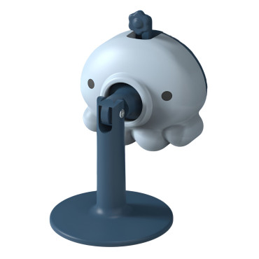 Opritor de Usa,  din Silicon, cu Prindere de Podea, Anti-Coliziune, 5.5 x 5.5 x 5.5cm, Albastru