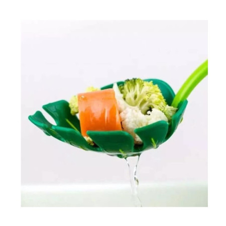 Cyrax Ustensila bucatarie universala tip frunza, material ABS, creativa, design unic si modern, 30x9.5 cm, verde