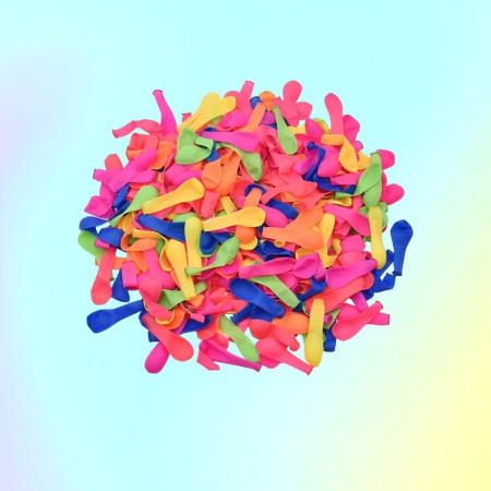 Set 300 de Baloane cu Apa, Cyrax, Rezervor de Apa de Umplut, 1.5L, Autosigilate, 34 x 27 x 10 cm, Multicolor