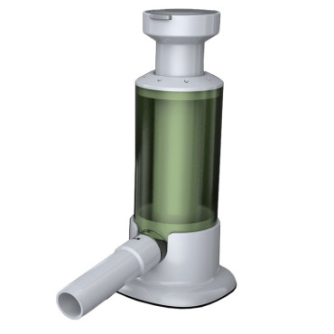 Aparat de Umplut Carnati, Cyrax, Manual Rezistent, Usor de Folosit si Depozitat, Durabil, Calitativ, 4 Tuburi/Marimi Incluse, 26.3 x 11 x 11 cm, Transparent Verde