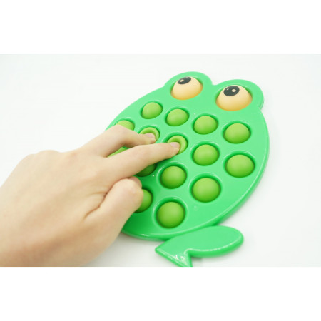 Cyrax Jucarie senzoriala antistres, Simple Dimple, Broasca, Verde