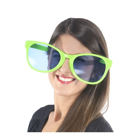 Ochelari Deghizare, Cyrax, Marime Exagerata, din Plastic, 26 x 9 cm, Verde