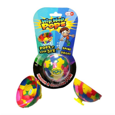 Jucarie interactiva Hip Hop Pops, Cyrax, minge saltareata, +5 ani, Multicolor