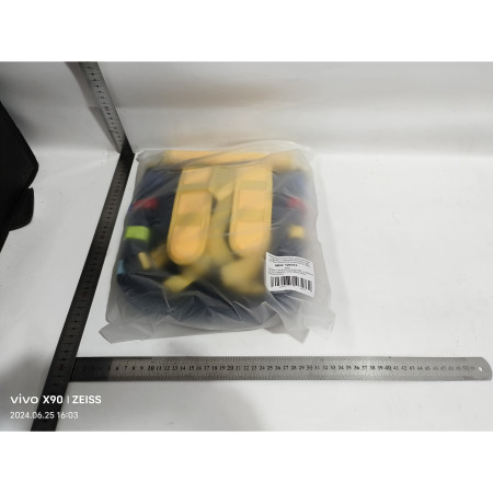 Ghiozdan Montessori, Cyrax, pentru Copii 2-6 ani, Fidget Pop, cu Catarame si Fermoare, Jucarii Senzoriale, Activitate de Invatare prin Joc, Albastru Marin, 0.25 kg, 28x10x23 cm