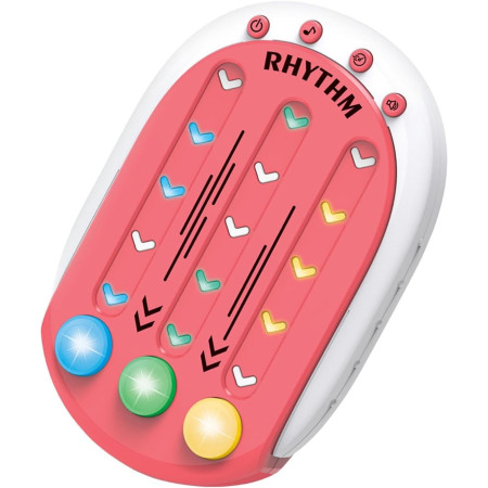 Jucarie Interactiva, Cyrax, Tip Jocuri Ritmice, +3 Ani, din ABS, 8 Niveluri de Joc, 9.5 x 2.5 x 13.6 cm, Rosu