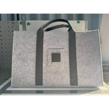 Cos Multifunctional pentru Rufe Murdare, Cos Depozitare,  Gri, 50x34x32, Geanta Durabila pentru Lemne si Accesorii