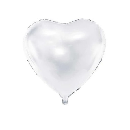 Set 3 Baloane din Folie Metalizata, Cyrax, Model Inimi, Tema Ziua Indragostitilor, 45 cm, 2 Rosii, 1 Alb, Ambalaj Individual, Pai Inclus, Umflare cu Aer sau Heliu, Alb/Rosu