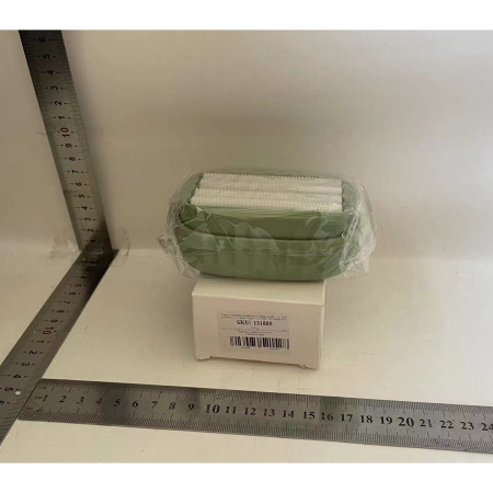 Perie de Spalat Haine,  cu Dispenser pentru Detergent, 4 Perii de Curatare, din ABS + PS, Verde