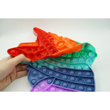 Jucarie antistres din silicon Cyrax, Pop it Now and Flip It ,Pikachu ,Multicolor