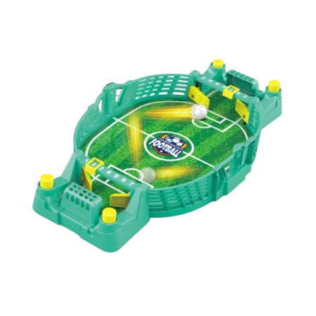 Fotbal de Masa Interactiv pentru Copii, Cyrax, cu 2 Mingi Incluse, Tabela Scor, 22.8x12x4 cm, Verde