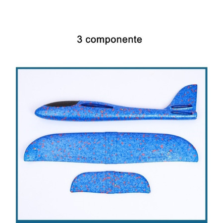 Avion planor din polistiren in punga , lungime 47 cm , Verde , Cyrax