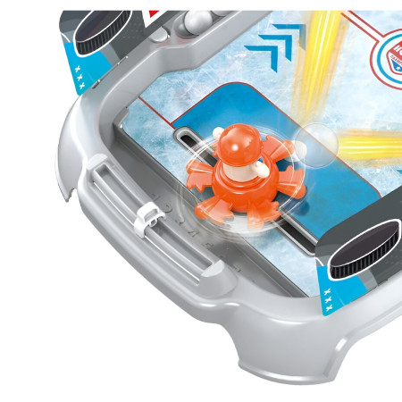 Joc de Masa Interactiv Ice Hockey pentru Copii, Cyrax, 4 Mingi, Tabela Scor, 40.7x27x14.5 cm, Multicolor