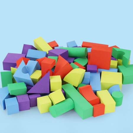 Set Blocuri de Constructie din Spuma EVA, Cyrax, 29 de Piese, Interactive, 24.5x16x3.7 cm, Multicolor