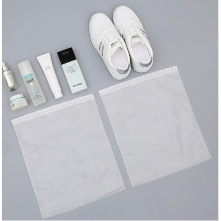 Set 50 de Saci de Depozitare Incaltaminte,  de Protectie, pentru Voiaj, Netesut, Rezistenti la Praf, Protectie Solara, Anti-Ingalbenire, 48x32 cm, Marime Mare, Transparent