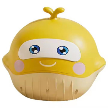 Olita 2in1, Cyrax, Model Balena, cu Reductor WC, din Plastic, cu Muzica si Lumini, 36 x 41 x 20 cm, Galben