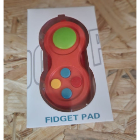 Jucarie Interactiva, Cyrax, Model Fidget Pad, Antistres, +3 Ani, Functii Multiple, 5.5 x 3.5 x 11 cm, Roz