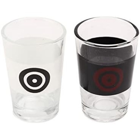 Joc de Baut Darts Cyrax, 4 Sageti si Pahare de Shot Incluse, pentru petreceri si timp liber, 30 x 20 x 6.5 cm, multicolor