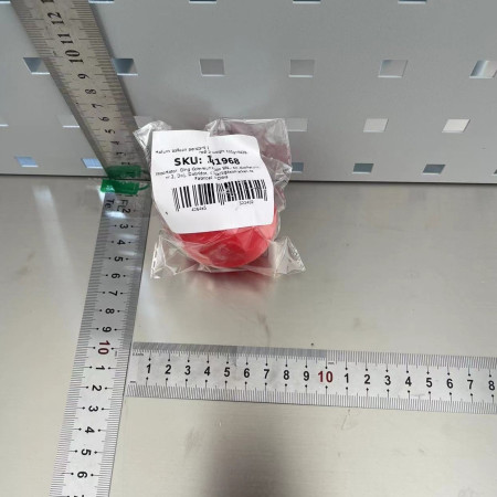 Greutate pentru Baloane, Cyrax, Accesoriu Petrecere, 5.5x5.5 cm, 120 g, Rosu