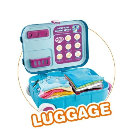 Cyrax 2 in 1, Valiza si mini bucatarie cu ustensile