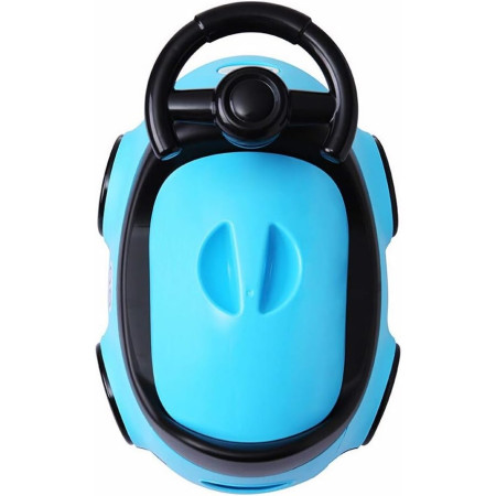 Olita pentru Copii, Cyrax, +1an, Portabila, Design Masinuta cu Capac, Model Prietenos, Non-Toxic, Compartiment Detasabil, Usor de Curatat, Albastru