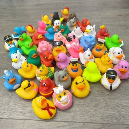 Set 50 Ratuste pentru Baie, Cyrax, 6x5.5x5.5 cm, Multicolore