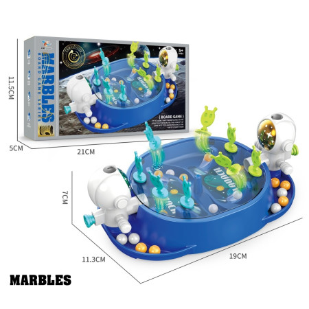 Jucarie Interactiva, Cyrax, Model Astronauti, Joc de Masa, +5 Ani, Portabil, 2 Jucatori, 19 x 7 x 11.3 cm, Albastru