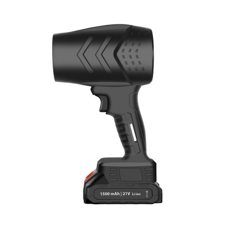 Suflanta de Aer Multifunctionala Portabila, Cyrax, Incarcare Auto, pentru Gratar, Masina, Indepartare Frunze si Praf, 1500 mAh, Viteta de Rotatie 25000 RPM, 2 Baterii de Li si Incarcator, Negru