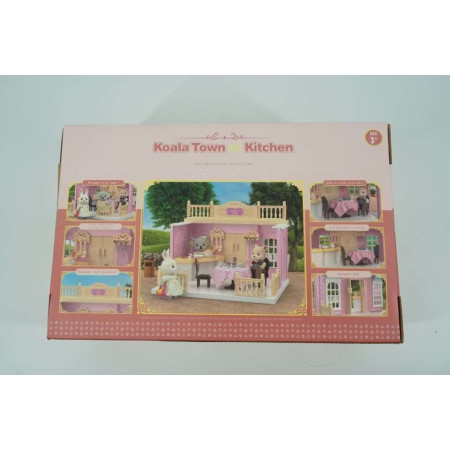 Cyrax Bucatarie pentru papusi cu mobilier si figurina,Bucatarie pentru papusi cu mobilier si figurina