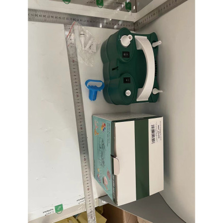Pompa Electrica de Umflat Baloane, Cyrax, cu Doua Iesiri, 220V, Putere 600W, Accesorii petrecere, Verde