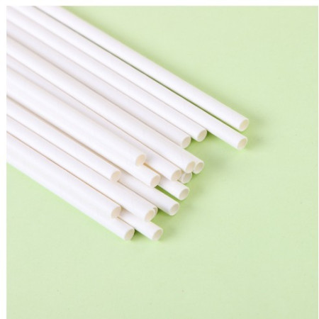 Set 100 Paie, Cyrax, din Hartie, 20 cm, Model Uni, Alb