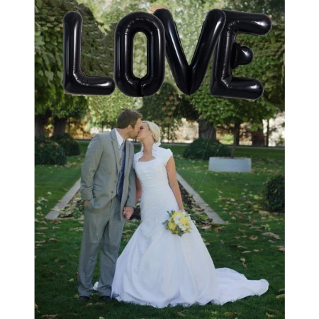 Balon Folie Metalizata Litera V, Cyrax, 40 cm, Umflati cu Heliu sau Aer, Ambalaj Individual, Pai inclus, Negru