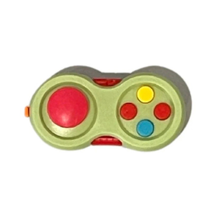 Jucarie Interactiva, Cyrax, Model Fidget Pad, Antistres, +3 Ani, Functii Multiple, 5.5 x 3.5 x 11 cm, Verde