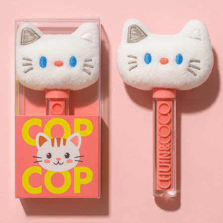 Luciu de Buze, Kevin&Coco, Animat de Plus, Model Pisica, Alb