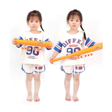 Joc de Baseball Interactiv, Lansator Cyrax, Aruncare Automata, Include Bata si 5 Mingii, 37 x 23 x 16 cm Baza, 59 cm Bata, Multicolor