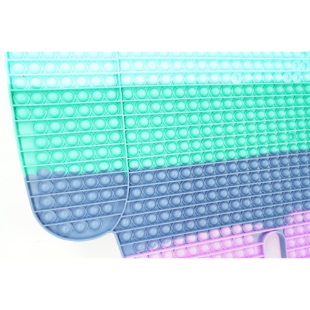 Jucarie antistres din silicon, Cyrax®, Pop It Now and Flip It, Among Us, 85 cm