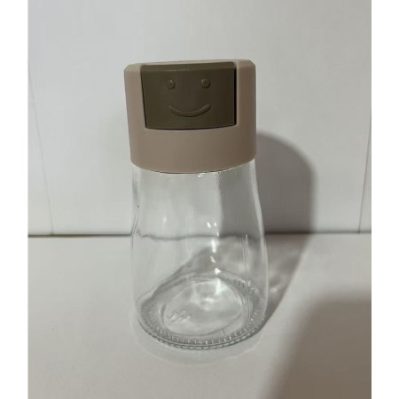 Dozator Condimente, Cyrax, din Stilca, 180 ml, Rezistenta la Umidiate, 11.3 x 6.4 cm, Masura 5g, Bej