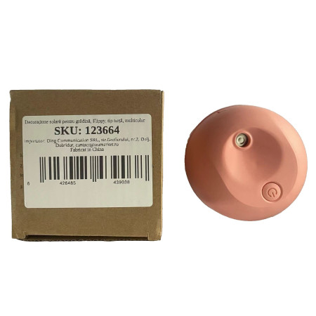 Mini Umidificator Portabil,  2 Moduri, Aromaterapie, Silentios, Lumina Ambientala, Incarcare USB, 220 ml, 8 x 8 x 10.3 cm, Roz