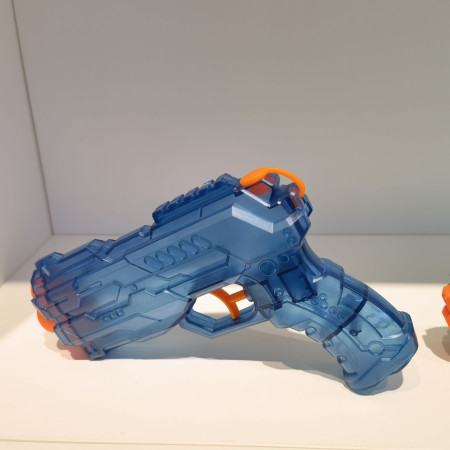 Pistol cu Apa, Cyrax, Manual, din PP, 23 x 16 x 4 cm, 250 ml, Albastru