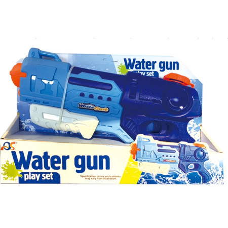 Pistol cu Apa pentru Copii, Rezervor, Pentru Piscina/Plaja, Cyrax, 6ani+, Albastru, 900ML